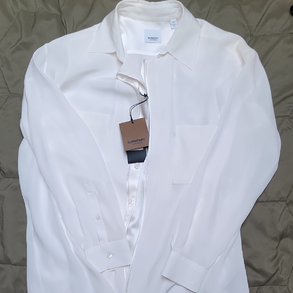 Burberry Women's White Shirt